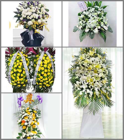 江西赣州于都县沙心乡白事花篮预定